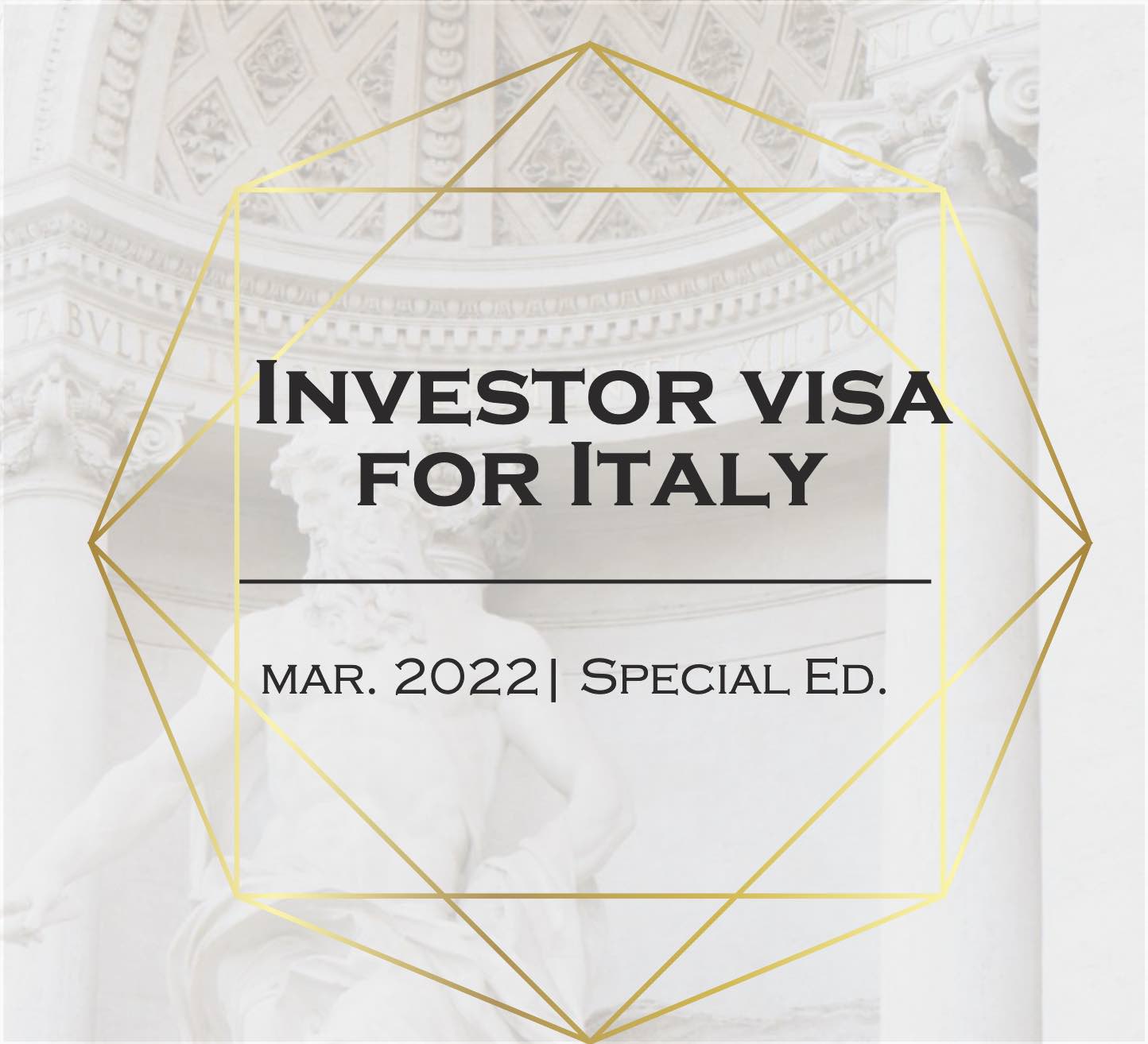 Investor Visa for Italy